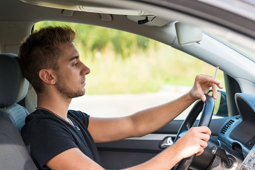 Man with marijuana in car